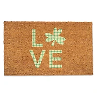 Love Clover Doormat, 30" x 18"