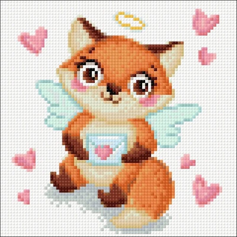 Crafting Spark Romantic Fox Diamond Painting Kit