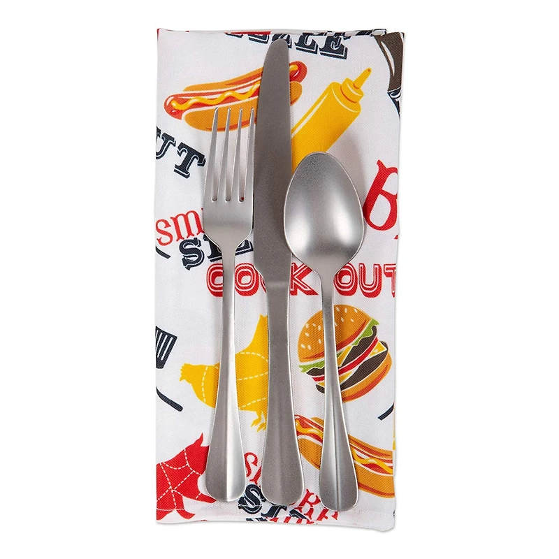 BBQ Fun Print Outdoor Napkin, 6ct.