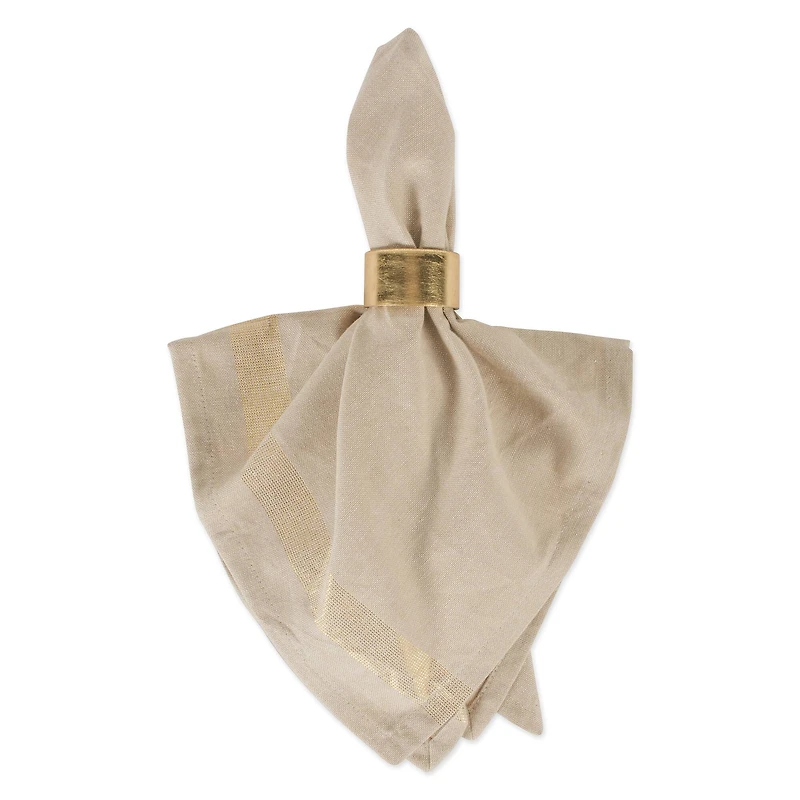 DII® Gold Sparkle Stripe Napkins, 6ct.