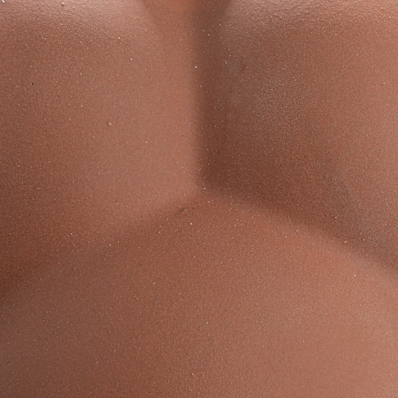 Hello Honey® 8" Terra Cotta Raised Dots Ceramic Vase