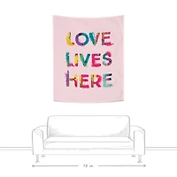 Love Lives Tapestry
