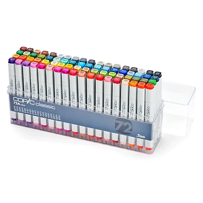 Copic® Classic Marker Set, 72 Color Set A