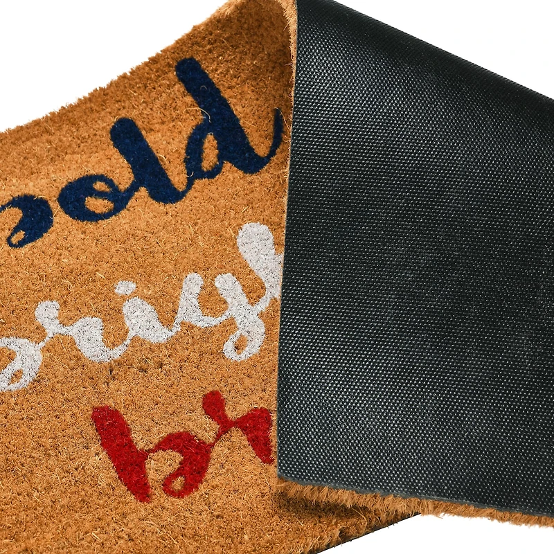 Hello Honey® Bold Bright Brave Coir Doormat