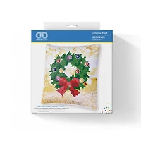 Diamond Dotz® Beginner Christmas Wreath Decorative Mini Pillow Kit