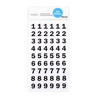 Black Number Stickers by Recollections