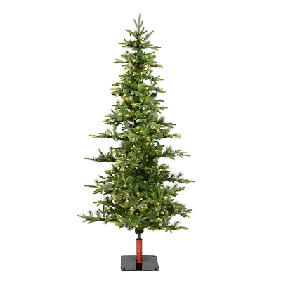 8ft. Pre-Lit Shawnee Fir Artificial Christmas Tree, Warm White Dura-Lit® LED Lights