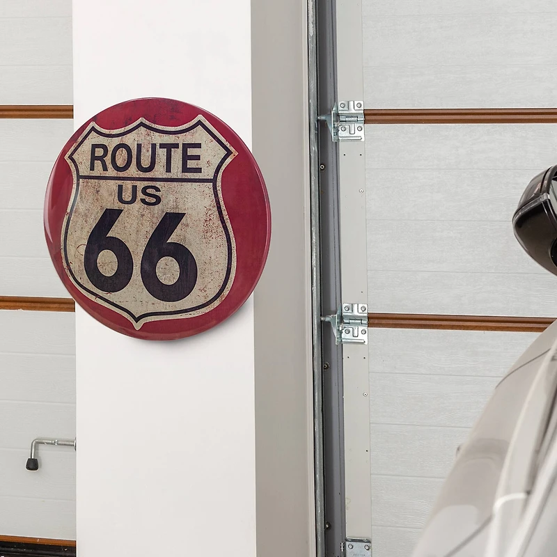 American Art Décor™ 15" Route 66 Metal Sign
