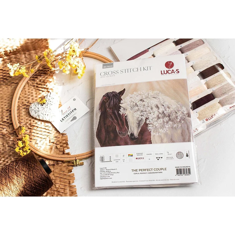 Luca-S The Perfect Couple Counted Cross Stitch Kit