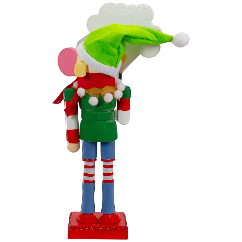 11" Tootsie Roll Charms Blow Pop Wooden Elf Figurine