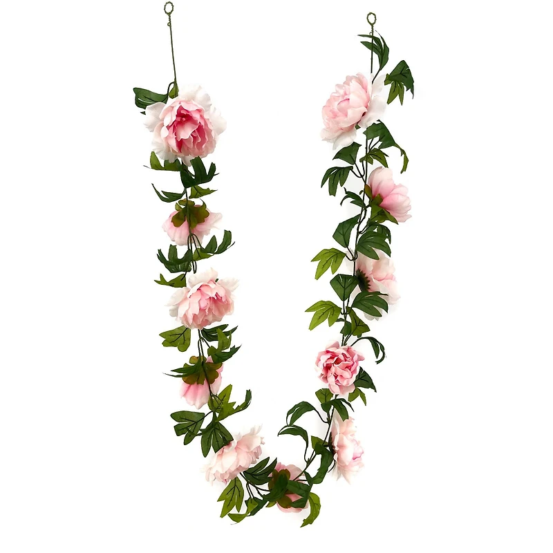 6ft. Pink Peony Garland by Ashland®