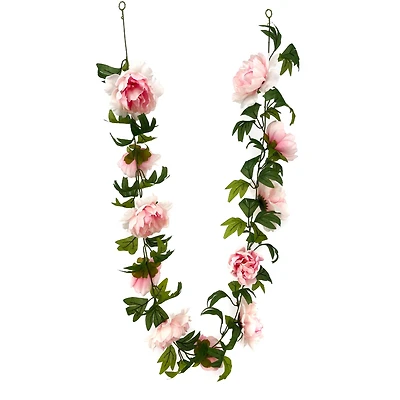 6ft. Pink Peony Garland by Ashland®