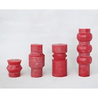 Hello Honey® 3" Red Unscented Totem Pillar Candle