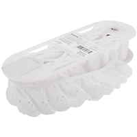 Wrights White Simplicity Bridged Eyelet