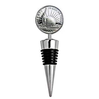 Statue of Liberty Commemorative Half Dollar Coin Wine Stopper