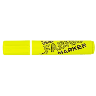 Marvy® Uchida Broad Fluorescent Yellow Fabric Marker