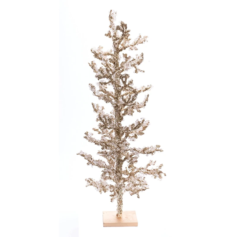 24" Tall Icy Jeweled Twig Tree
