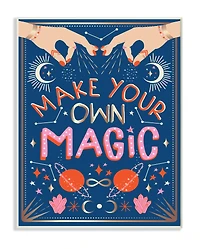 Stupell Industries Make Your Magic Phrase Fashion Hands and Constellations Wall Plaque
