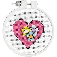 Janlynn® Kid Stitch Heart Counted Cross Stitch Kit