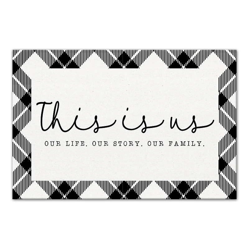 This Is Us 24" x 16" Canvas Wall Art