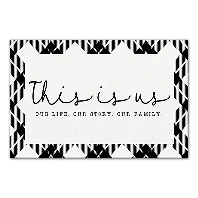 This Is Us 24" x 16" Canvas Wall Art