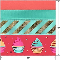 Gwen Studios Cupcakes Printed Ribbon Pack