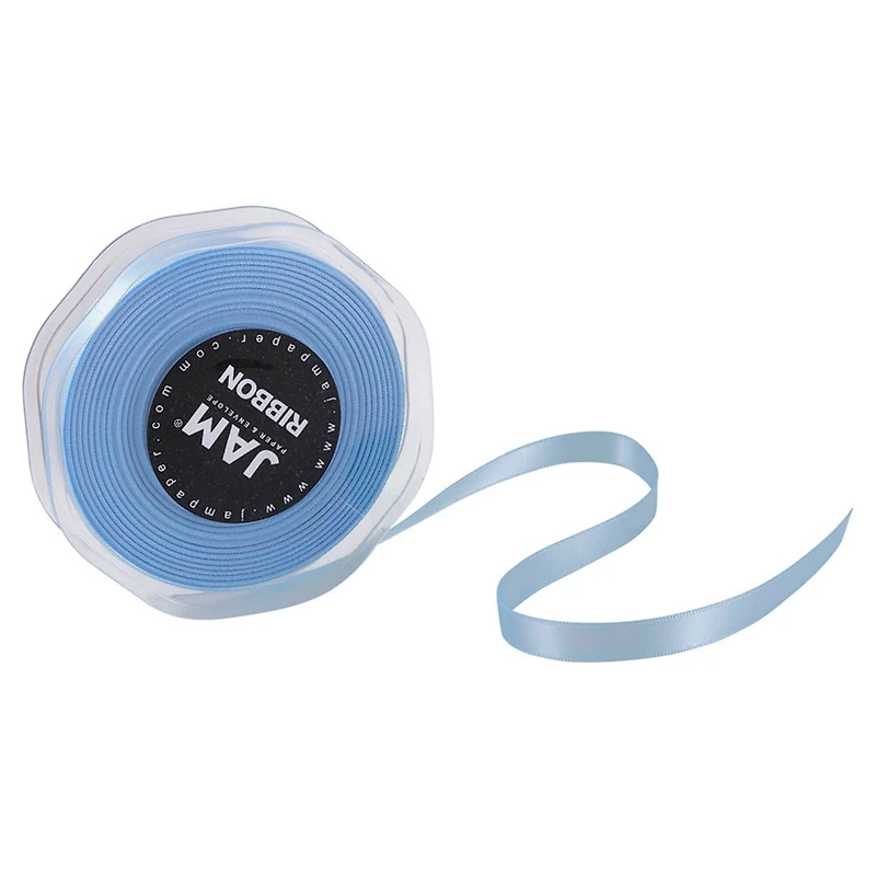 JAM Paper 3/8" x 25yd. Double Faced Satin Ribbon