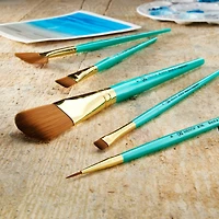 12 Packs: 5 ct. (60 total) Menta™ Synthetic Sable Acrylic Variety Brush Set