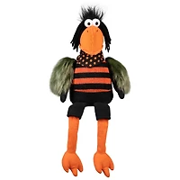 Plush Sitting Crow Halloween Figure - 17"