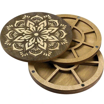 Wonderland Crafts 5.5" Multi-Layer Circle Bead Organizer