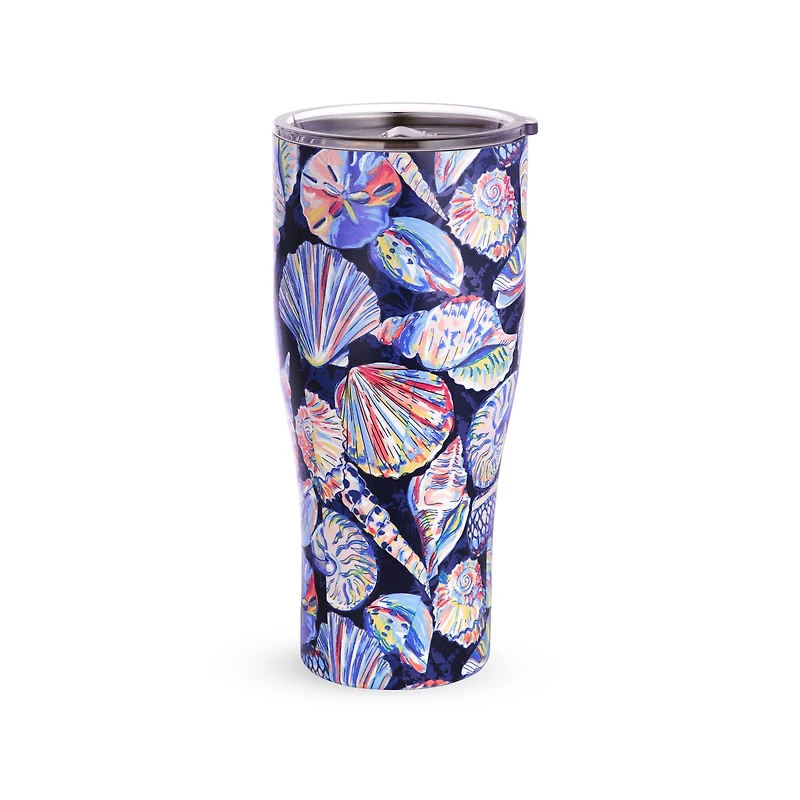 Vera Bradley® 32oz. Morning Shells Stainless Steel Tumbler