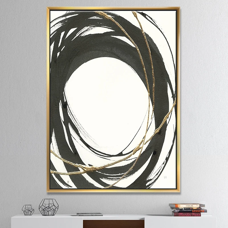 Designart - Gold Glamour Circle II