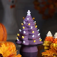 Mr. Halloween 11.7" Purple Ceramic Tree