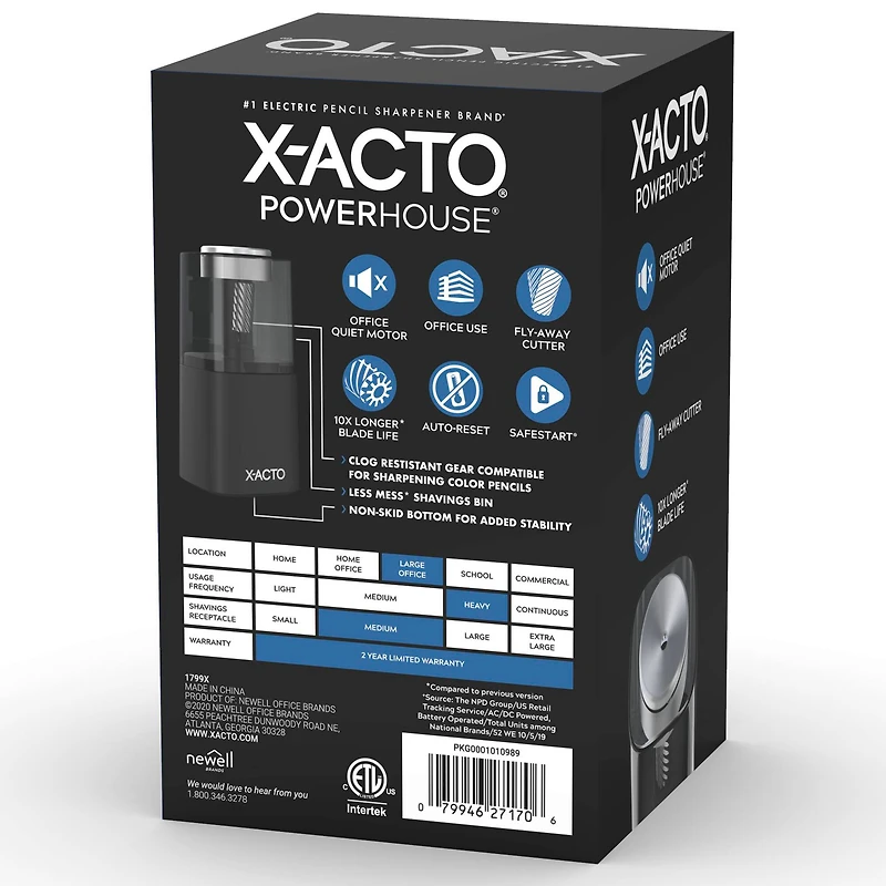 6 Pack: X-Acto® Powerhouse® Electric Pencil Sharpener