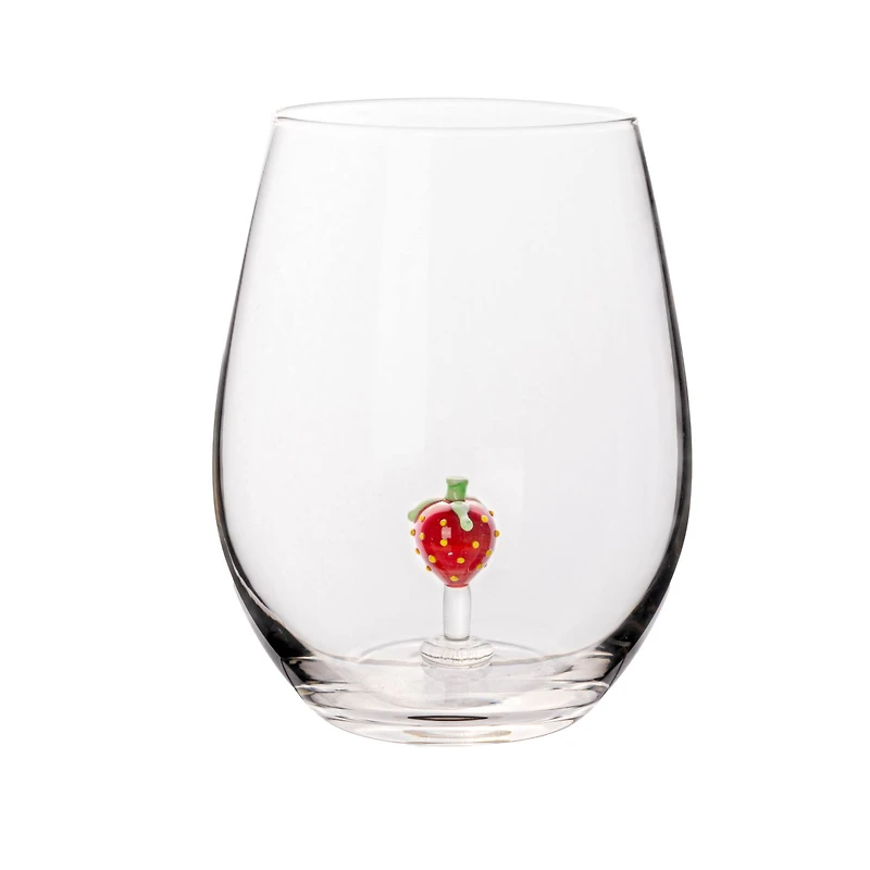 Hello Honey® 4.75" Round Stemless Wine Glass Set