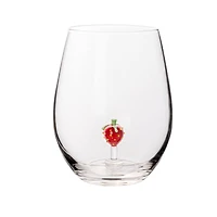 Hello Honey® 4.75" Round Stemless Wine Glass Set