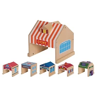 Guidecraft® Community Buildings Set