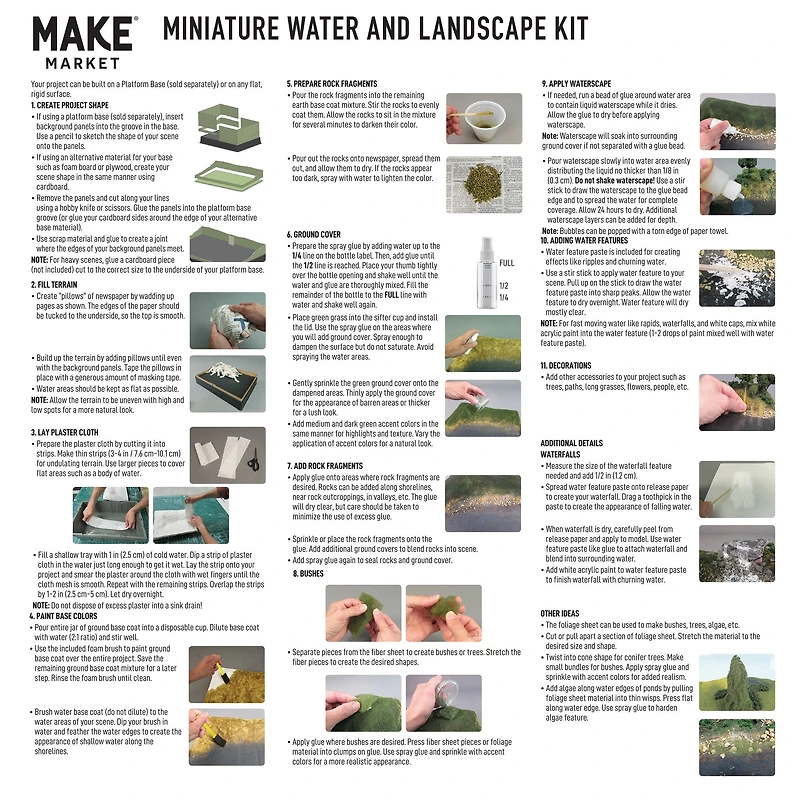 Mini Water & Landscape Kit by Make Market®