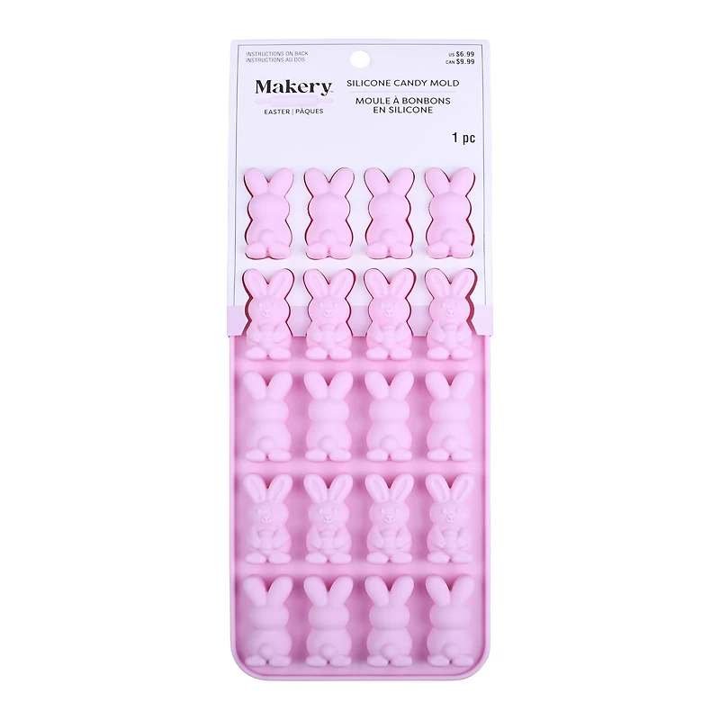 Mini Easter Bunnies Silicone Candy Mold by Makery™