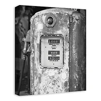 Rustic Gas Pump 16" x 20" Canvas Wall Art