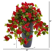 2ft. Red Bougainvillea in Tower Planter