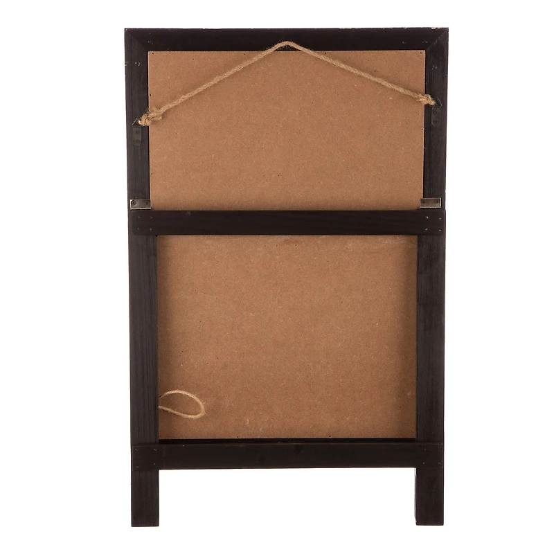 Glitzhome® Halloween Wooden Standing Easel Sign Décor