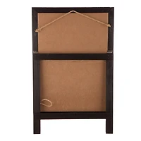 Glitzhome® Halloween Wooden Standing Easel Sign Décor