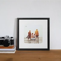 Expressions™ 8" x 8" White & Black Frame with Mat by Studio Décor®