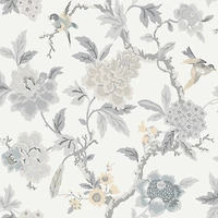 RoomMates Gray & Taupe Gray Candid Moments Peel & Stick Wallpaper