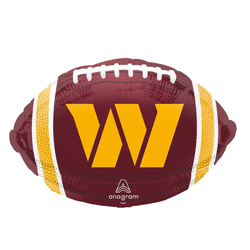 17" Washington Commanders Football Foil Balloon