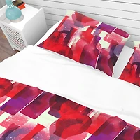 Designart 'Imprints of Wine Bottles' Bohemian & Eclectic Bedding Set