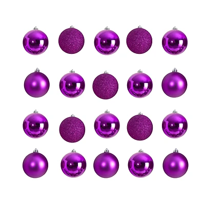 20ct. 3" Shatterproof Christmas Ornaments