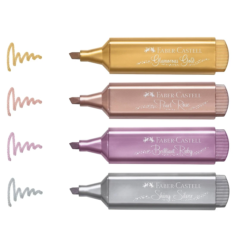 Faber-Castell® Textliner 46 Metallic Highlighter Set