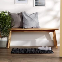 DII® Multi Black Rag Rug